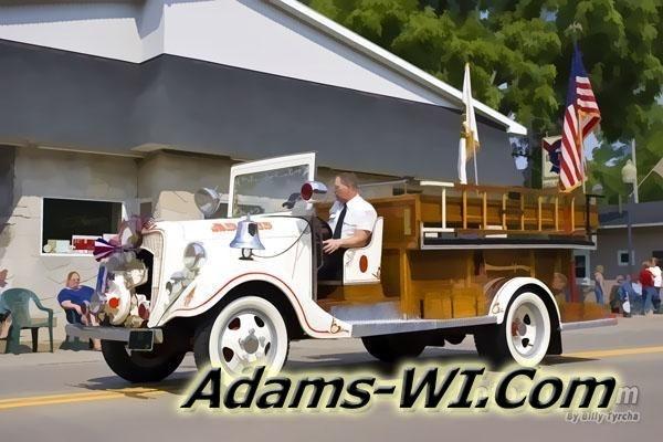 Artwork – old fire engine