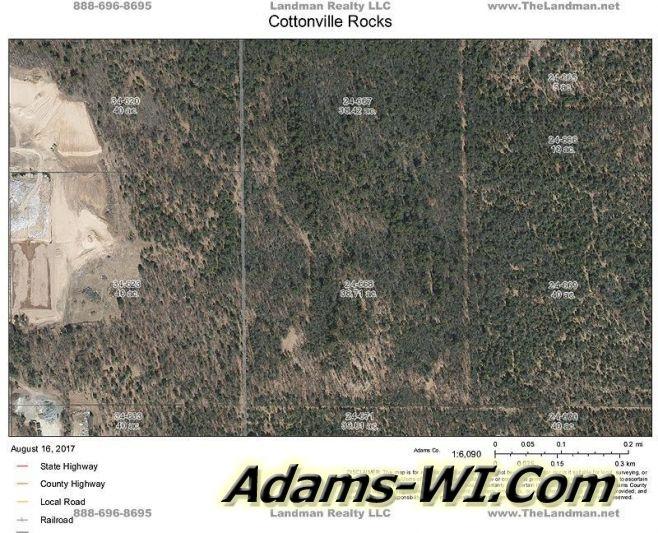 Cottonville Rocks Fall Aerial Cottonville Rocks Fall Aerial