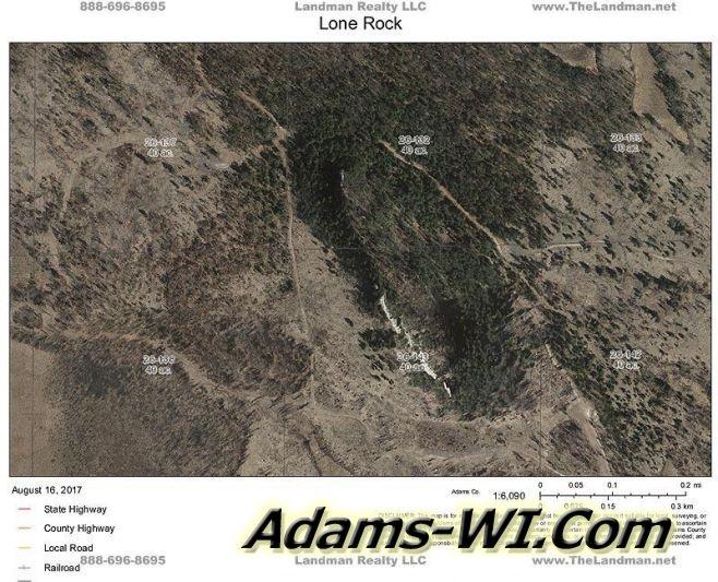 Lone Rock Fall Aerial