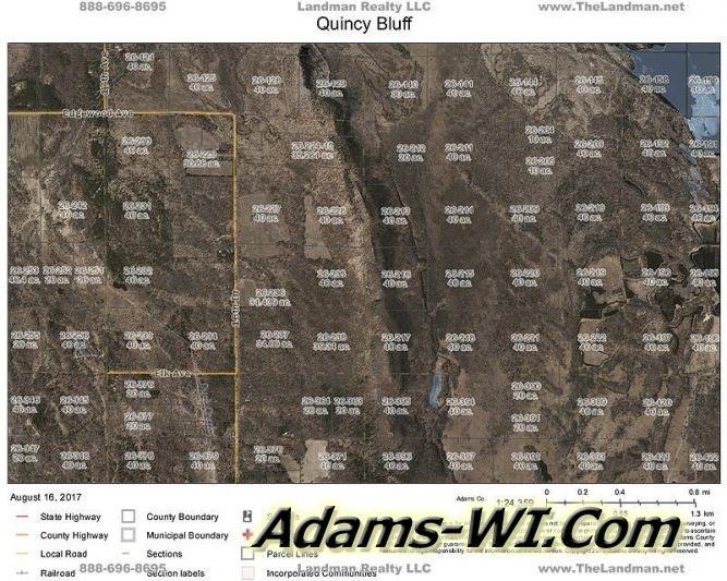 Quincy Bluff Fall Aerial