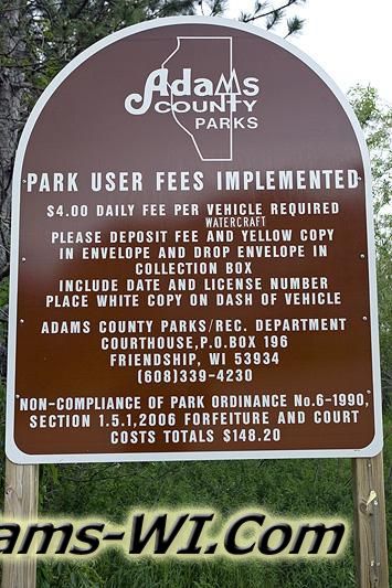 Adams County Park in Dells Prairie, WI. Adams County Park in Dells Prairie, WI.