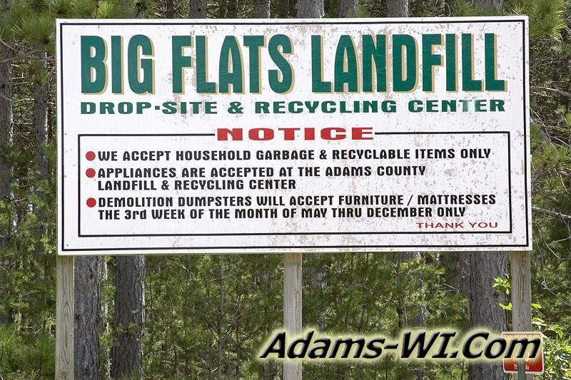 Big Flats Landfill Sign Big Flats Landfill Sign