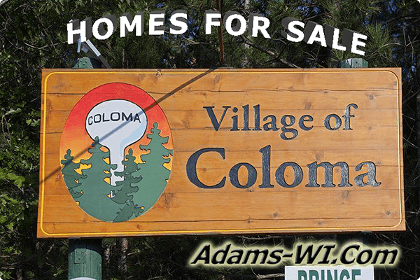 Coloma WI Homes for Sale