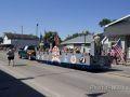VFW float with American flags