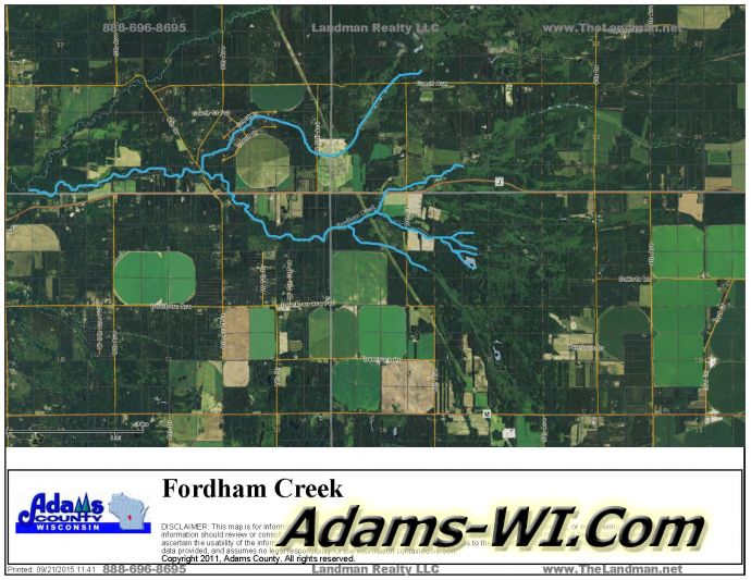 Fordham Creek Aerial Photo